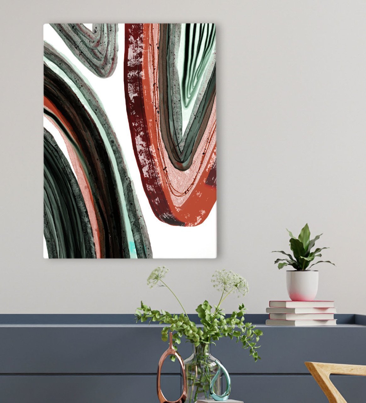 BK Gift Otel Odası Konseptli Kanvas Tablo 50x70cm-60