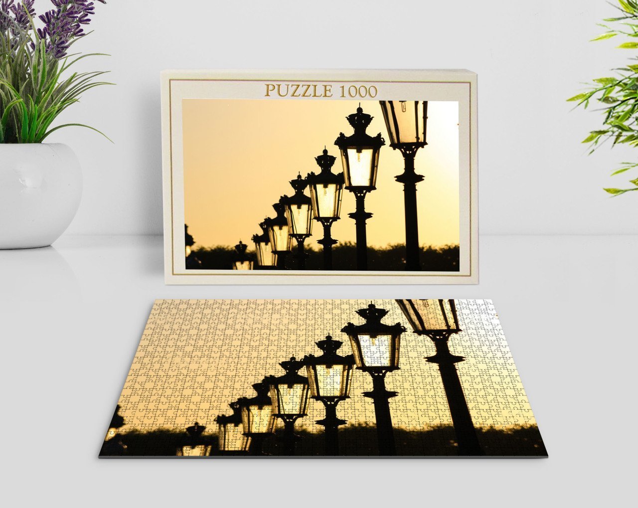BK Home Paris Manzara 1000 Parça Profesyonel Puzzle-13