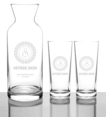 Kişiye Özel İsimli Rakı Karaf Seti - 29