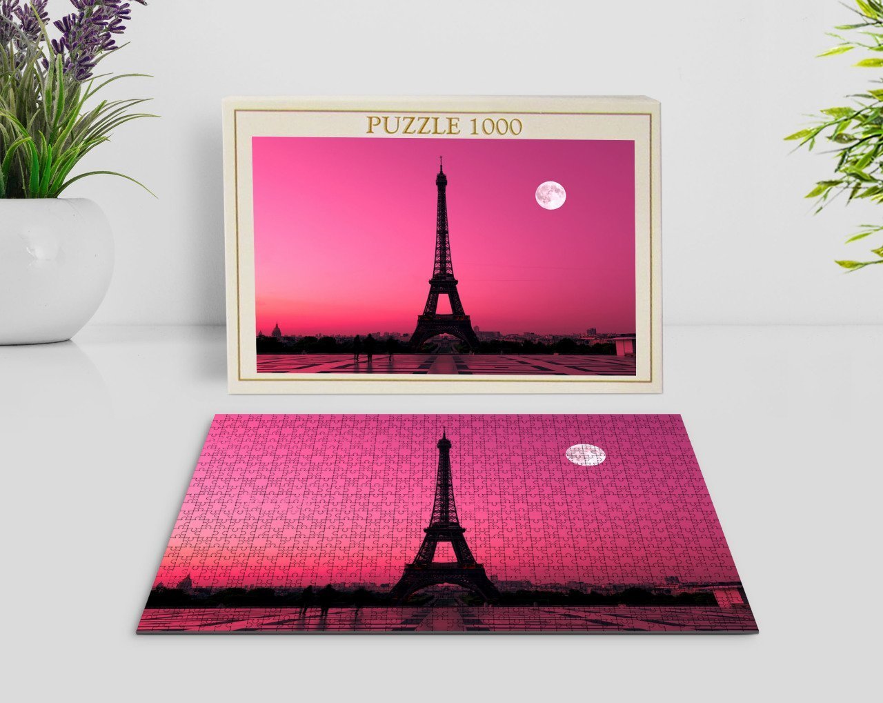 BK Home Paris Manzara 1000 Parça Profesyonel Puzzle-12