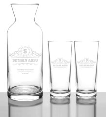 Kişiye Özel İsimli Rakı Karaf Seti - 28
