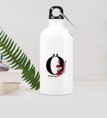 Kişiye Özel Ö Baş Harf ve İsimli Metal Suluk (500 ml.)