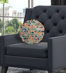 BK Gift Modern Yuvarlak Dekoratif Kırlent Yastık-2