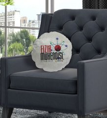 Kişiye Özel İsimli Fizik Mühendisi Tasarımlı Dekoratif Kırlent Yastık-1