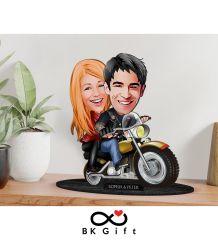 BK Gift Kişiye Özel Sevgililer Karikatürlü Ahşap Biblo, Sevgililer Günü Hediyesi, Doğum Günü Hediyesi, Yıl Dönümü Hediyesi-17