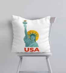 BK Gift USA Tasarımlı Yastık - Model 1
