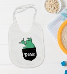 BK Kids Kişiye Özel İsimli Bebek Mama Önlüğü - Model 39