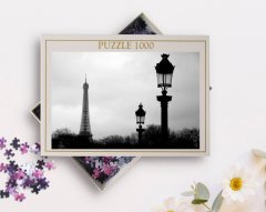 BK Home Paris Manzara 1000 Parça Profesyonel Puzzle-1