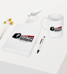 Kişiye Özel Özel Eğitim Öğretmeni Temalı Beyaz Defter Kalem Kupa Seti - 1