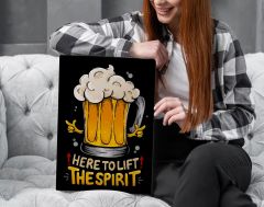 BK Gift  Beer Tasarımlı Kanvas Tablo-12 70x100cm Ev Dekorasyonu, Ev Hediyesi