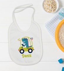 BK Kids Kişiye Özel İsimli Bebek Mama Önlüğü - Model 37