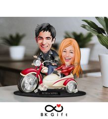 BK Gift Kişiye Özel Sevgililer Karikatürlü Ahşap Biblo, Sevgililer Günü Hediyesi, Doğum Günü Hediyesi, Yıl Dönümü Hediyesi-12