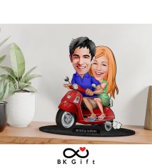 BK Gift Kişiye Özel Sevgililer Karikatürlü Ahşap Biblo, Sevgililer Günü Hediyesi, Doğum Günü Hediyesi, Yıl Dönümü Hediyesi-10