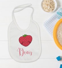 BK Kids Kişiye Özel İsimli Bebek Mama Önlüğü - Model 35