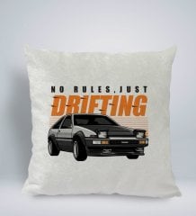 BK Gift Drifting Tasarımlı Kare Araç Koltuk Yastığı-1