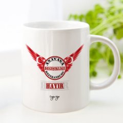 Kişiye Özel Referanduma Hayır Beyaz Kupa Bardak - 3