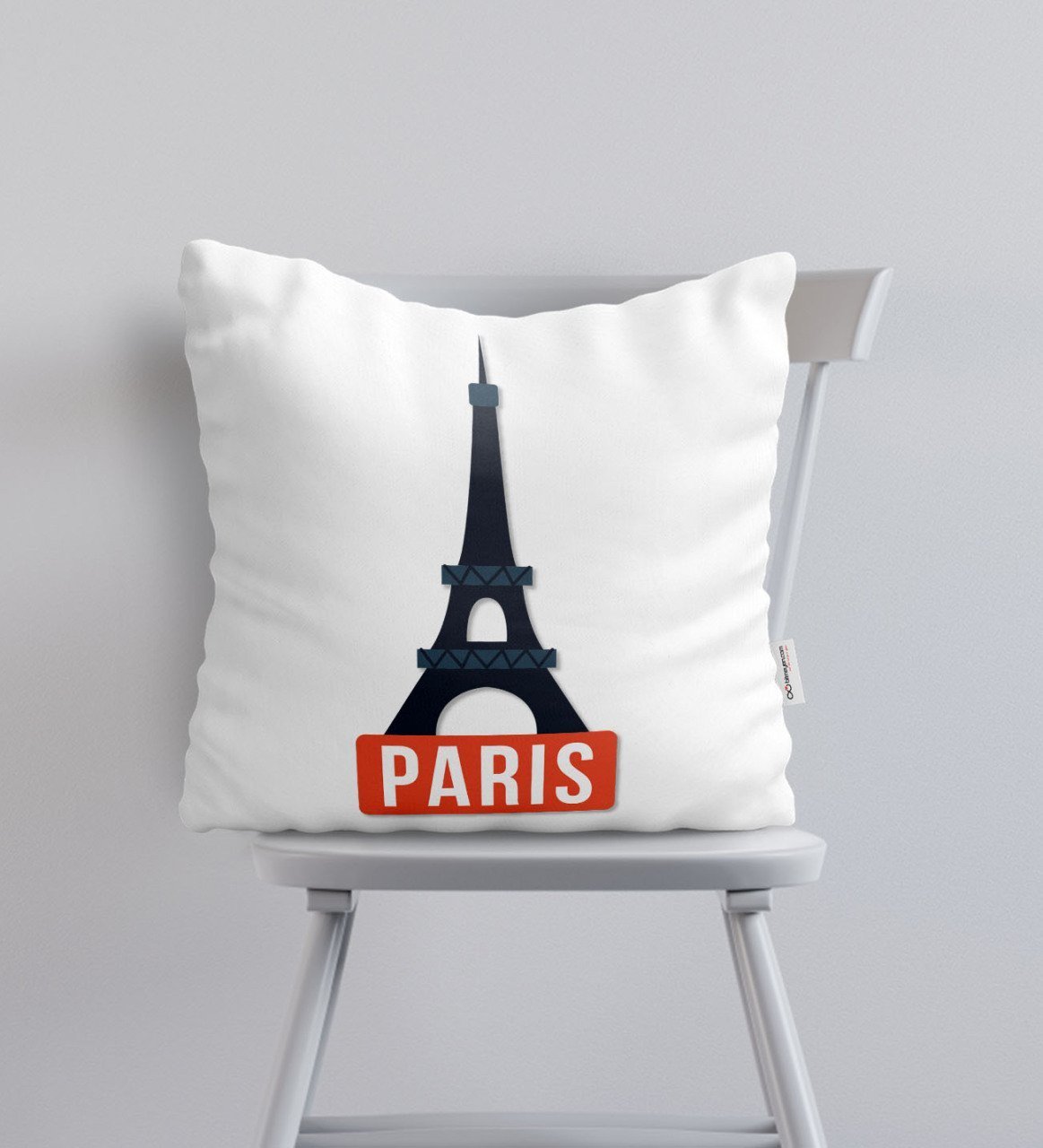 BK Gift Paris Tasarımlı Yastık - Model 1