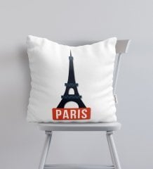 BK Gift Paris Tasarımlı Yastık - Model 1