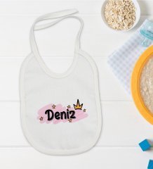 BK Kids Kişiye Özel İsimli Bebek Mama Önlüğü - Model 33