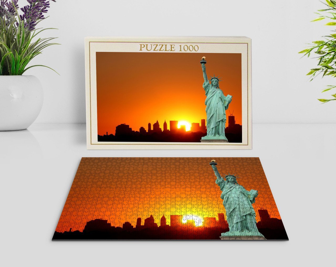BK Home New York Manzara 1000 Parça Profesyonel Puzzle-9