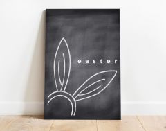 BK Gift Paskalya Tasarımlı Kanvas Tablo 30x50cm Ev Dekorasyonu, Paskalya Hediyesi, Ev Hediyesi-6
