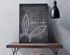 BK Gift Paskalya Tasarımlı Kanvas Tablo 30x50cm Ev Dekorasyonu, Paskalya Hediyesi, Ev Hediyesi-6