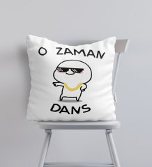 BK Gift O Zaman Dans Tasarımlı Yastık - Model 1
