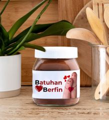 BK Gift Sevgiliye Özel İsimli Papatya Kolye ve Nutella 400gr. Hediye Seti, Sevgililer Günü Hediye, Doğum Günü Hediyesi, Sevgiliye Hediye-7