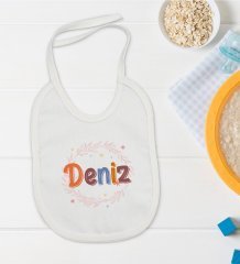 BK Kids Kişiye Özel İsimli Bebek Mama Önlüğü - Model 30