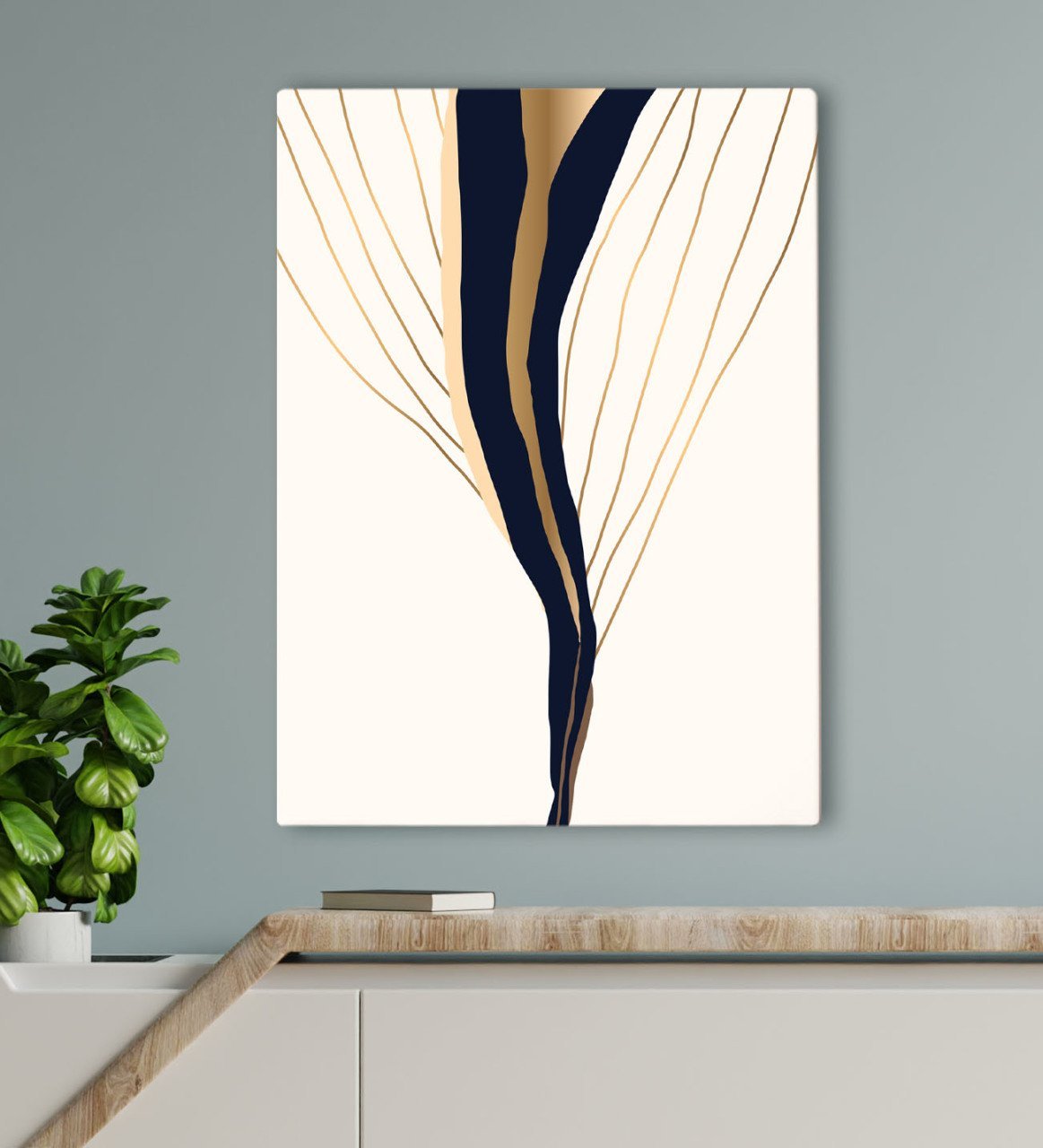 BK Gift Otel Odası Konseptli Kanvas Tablo 70x100cm-52