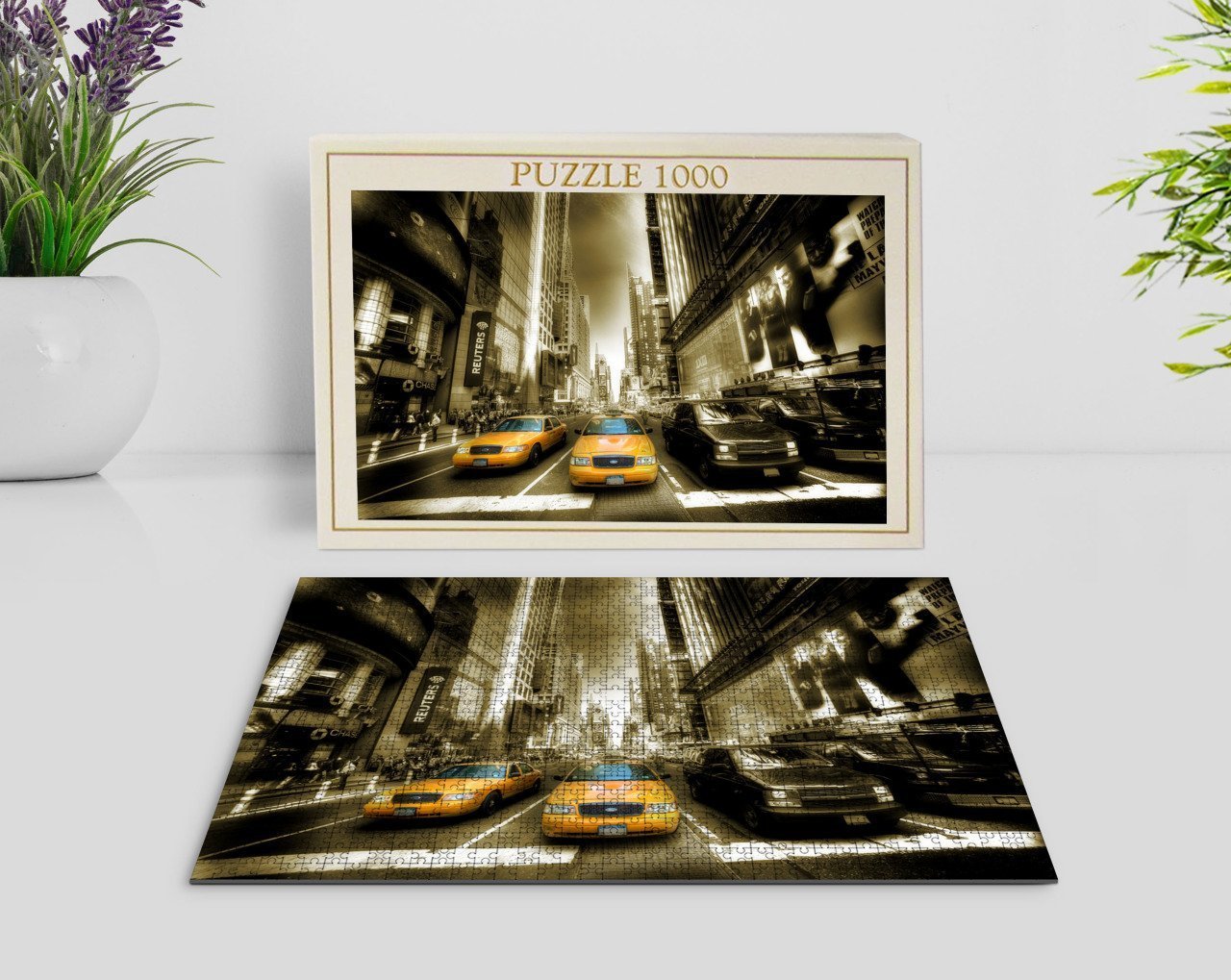 BK Home New York Manzara 1000 Parça Profesyonel Puzzle-4