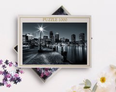 BK Home New York Manzara 1000 Parça Profesyonel Puzzle-3