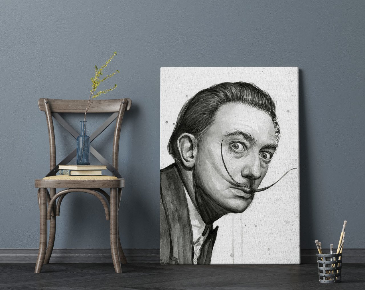 BK Home Salvador Dali Tasarımlı Kanvas Tablo 70x100cm-1