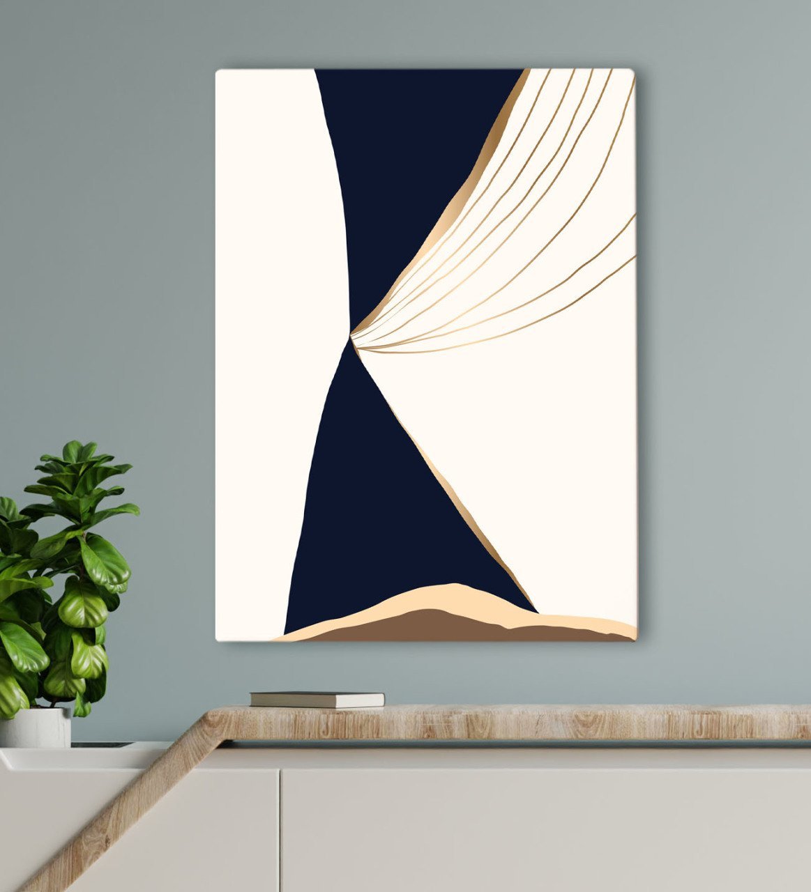 BK Gift Otel Odası Konseptli Kanvas Tablo 70x100cm-51