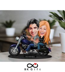 BK Gift Kişiye Özel Sevgililer Karikatürlü Ahşap Biblo, Sevgililer Günü Hediyesi, Doğum Günü Hediyesi, Yıl Dönümü Hediyesi