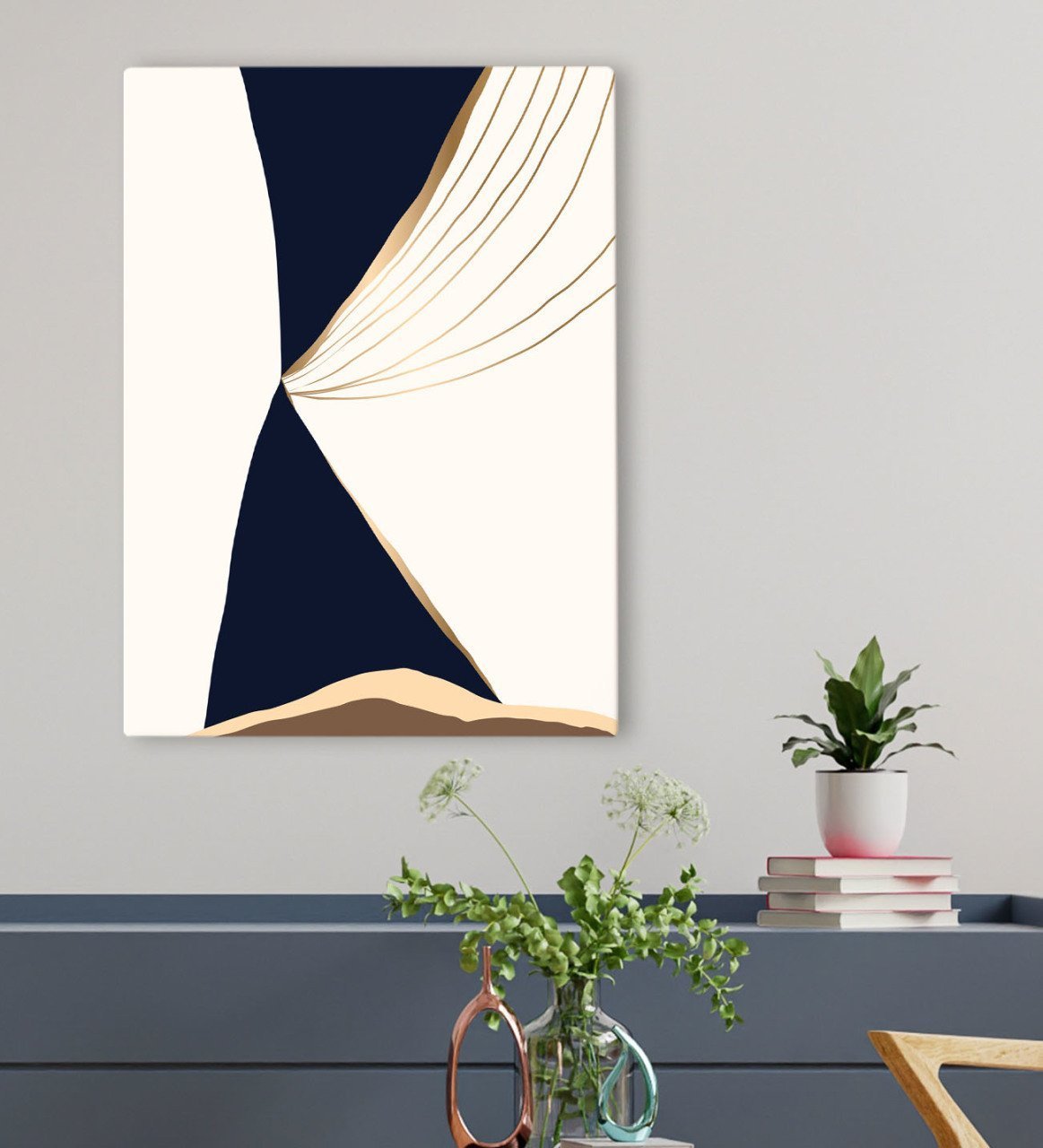 BK Gift Otel Odası Konseptli Kanvas Tablo 50x70cm-51