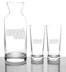 Kişiye Özel İsimli Rakı Karaf Seti - 21