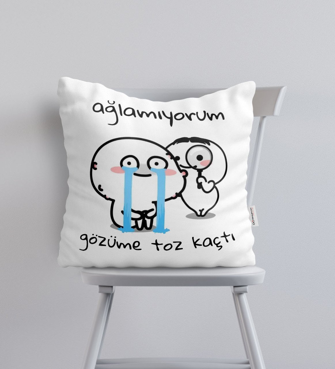BK Gift Gözüme Toz Kaçtı Tasarımlı Yastık - Model 1