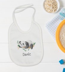 BK Kids Kişiye Özel İsimli Bebek Mama Önlüğü - Model 25