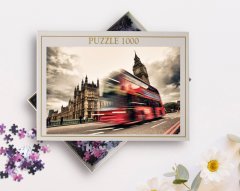 BK Home Londra Manzara 1000 Parça Profesyonel Puzzle-18
