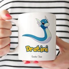 Kişiye Özel Pokemon Dratini Beyaz Kupa Bardak