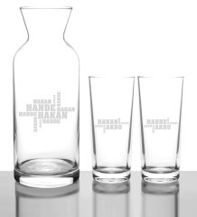Kişiye Özel İsimli Rakı Karaf Seti - 20