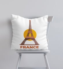 BK Gift France Tasarımlı Yastık - Model 1