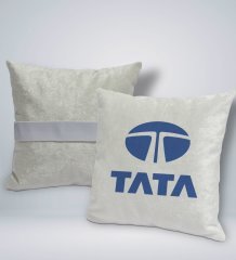 BK Gift Tata Tasarımlı Kare Araç Koltuk Yastığı-1