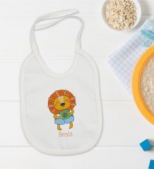 BK Kids Kişiye Özel İsimli Bebek Mama Önlüğü - Model 23