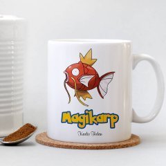 Kişiye Özel Pokemon Magikarp Beyaz Kupa Bardak
