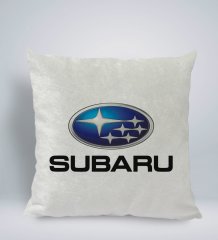 BK Gift Subaru Tasarımlı Kare Araç Koltuk Yastığı-1