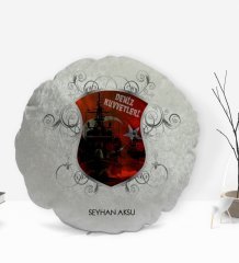 Kişiye Özel İsimli Deniz Kuvvetleri Tasarımlı Dekoratif Kırlent Yastık-1