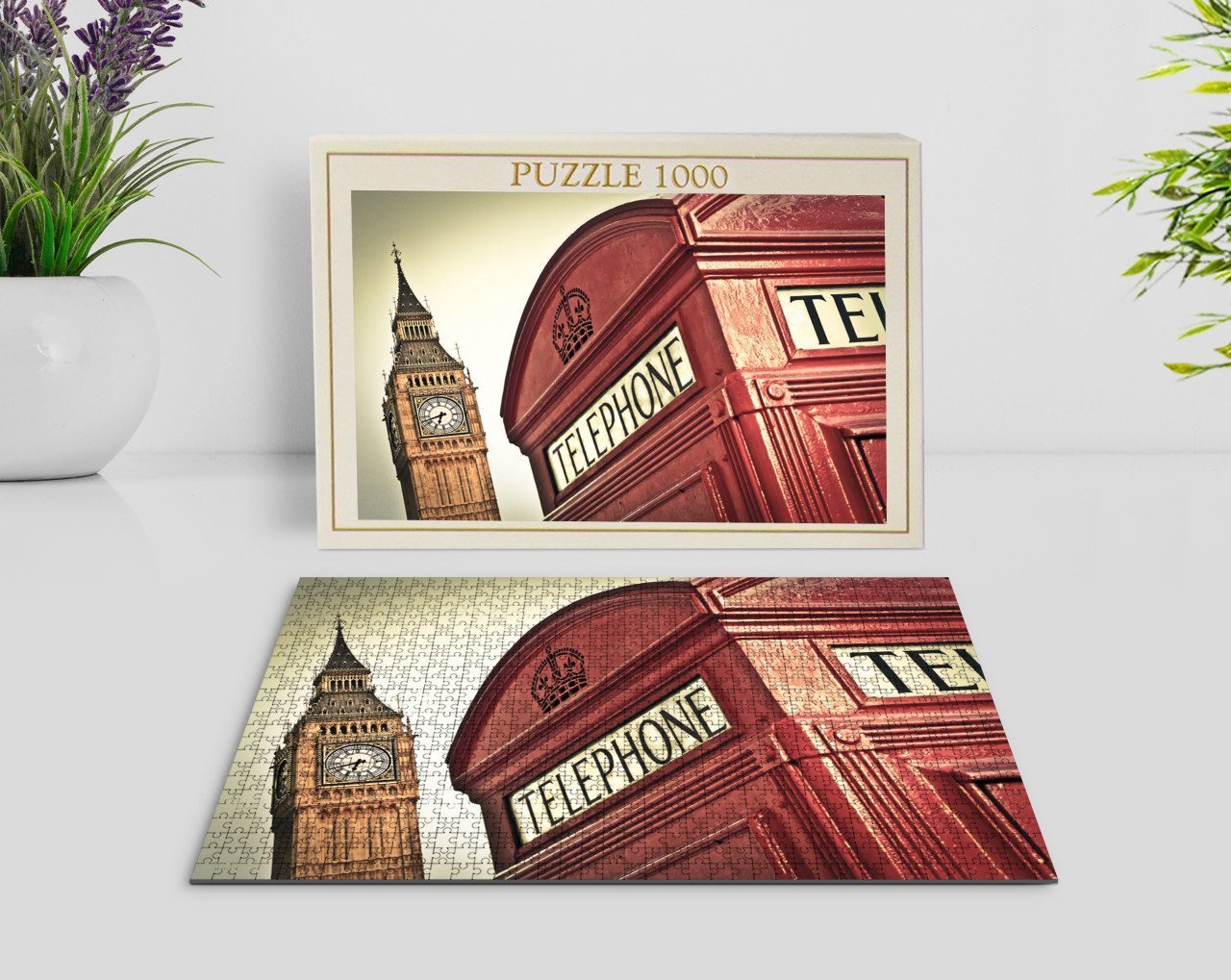 BK Home Londra Manzara 1000 Parça Profesyonel Puzzle-15