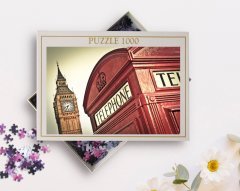 BK Home Londra Manzara 1000 Parça Profesyonel Puzzle-15